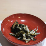 うを徳 - 《江州琵琶湖（びはこ）》"冰魚（ひうを）"＋"幅海苔（はゞのり）"