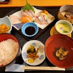 Ajidokoro Daimaru - 刺身定食