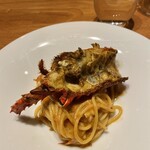 luogo - 伊勢海老　究極のポモドーロフレスカ　アメーラを使用す