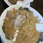 来来亭 柳井店 - チャーハン定食(+こってり変更) 1070円