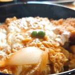 宿場そば 東 - ミニかつ丼