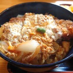 宿場そば 東 - ミニかつ丼