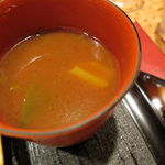 にくの匠 三芳 - 旬菜味噌汁
      