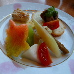 菅乃屋 - 【舞桜会席】（季節野菜のカナッペ）