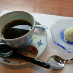 菅乃屋 - 【舞桜会席】（コーヒー・柚子シャーベット）