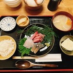 Higobashi Inada - お造り定食