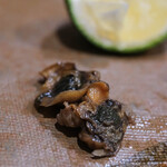 うを徳 - 《陸州閖上（ゆりあげ）》"蚶（きさ、あかゞひ）膓（わた）"