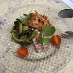 ピッツェリア・アッソ・ダ・ヤマグチ 中崎町店 - 前菜3種盛り　一人前