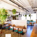 マテリアル カフェ - お子さま用チェアの貸出もあります。