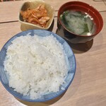 Yakiniku Horumon Houryaien - セットのご飯