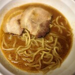 ラーメン家 みつ葉 - 豚CHIKIしょうゆラーメン(宅麺)、調理例