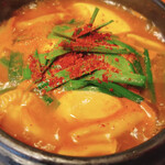 韓国屋台 ハンサム  - 海鮮スンドゥブ定食