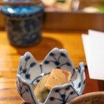 Ryouriryokan Tempura Yoshikawa - 2023.7 お口直し（いちじくと茄子の田楽）