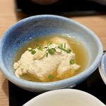 日本料理 八重山 - 豊見山さんの手作りゆし豆腐 旨出汁仕立て