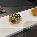 LA TABLE de Joel Robuchon - アミューズ2種