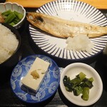 大衆スタンド てんぐ大ホール - 真ほっけの一夜干し小鉢定食