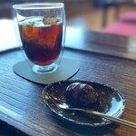 無上帑 - ・アイス珈琲 650円/税込
・栗の渋皮煮 +100円/税込