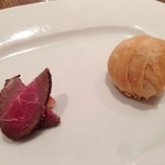 くろさわ東京菜 - 13.11月　蝦夷鹿燻製、大根パイ