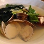 いしもん - ハマグリ酒むし：500円(’13.12月にて)