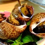 いしもん - バイ貝旨煮：400円(’13.12月にて)