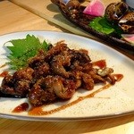 いしもん - 美味しい♪うなぎ肝タレ焼き：400円(’13.12月にて)