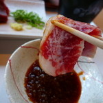 菅乃屋 上通店 - 【上ロース】口の中でとろけます♪