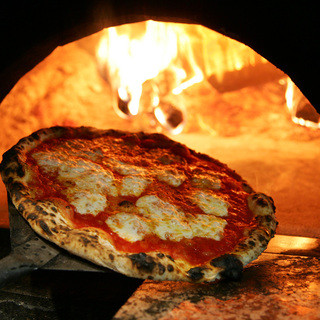 We offer authentic wood-fired oven-baked PIZZA from dinner time.