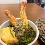 手打ち蕎麦 もんど - 海鮮せいろ