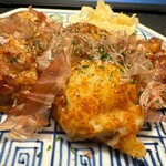 たこ焼き モダン焼き ふるちゃん - たこ焼き塩味