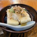 Manten Sakaba - 揚げ出し豆腐　※揚げ出し豆腐大好きです。笑。前回塩っぱかったんですが今日は大丈夫です。