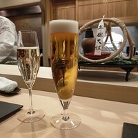 よし澤 - シャンパン、生ビール