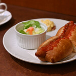 コパン - モーニングセット プレーンドッグ＠税込550円