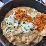 ゆで太郎 もつ次郎 - もつ煮に赤鬼