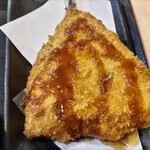 ゆで太郎 もつ次郎 - アジフライ