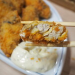 庄ちゃん寿司 - 牡蠣フライ（貝汁たっぷり）