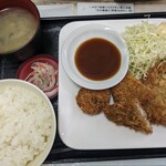 鰺家 - マアジフライ定食