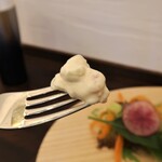 リュクスバーガーズ&サニーズテーブル - ヨーグルトソース　混ぜ混ぜ後♡