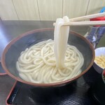 牧のうどん - 釜揚げうどん中めん