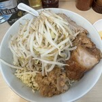 自家製ラーメン大者 - 汁なし（トッピング〜⁈ニンニク少なめ、ヤサイ）