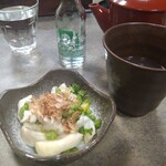 Tanakaya - そば湯割りと小鉢