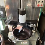 房月堂菓子店 - 餅付き機　臼　杵　新調