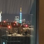 サンス・エ・サヴール - テーブルからの眺望：東京タワー
