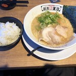 河童ラーメン本舗 - 河童ラーメン濃いめのライスセット