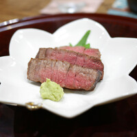 日本料理 とくを - 「牛肉料理」宮崎県産黒毛和牛のヒレ肉焼き 2017年11月