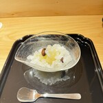 日本料理 鷹光 - ラフランスと黒豆