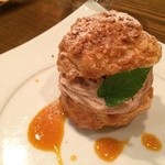 ミノビ - モンブランのシュー仕立て