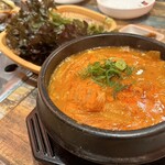 本場韓国料理 ぎわ 天神橋店 - キムチチゲ