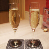 松阪牛　田じま - クリスマス肉ケーキセットのスパークリングワイン