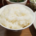 キッチン ブルー グローブ - ご飯大盛りのアップ