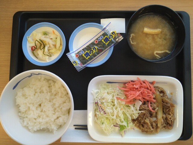 松屋 花輪SA(上り線)店 - 鹿角花輪（牛丼）の写真